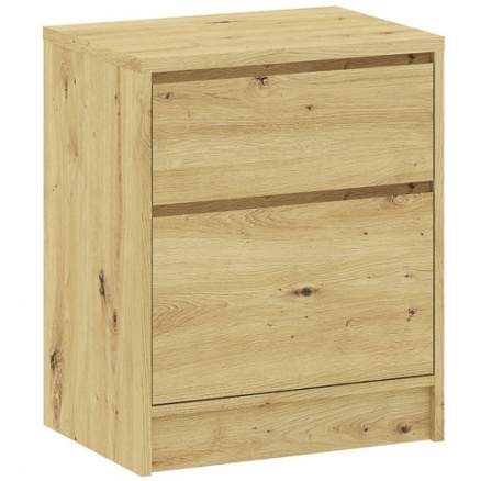 Nočný stolík BASIT 2S, Dub Artisan