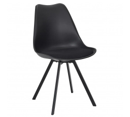 Stolička Atom čierna