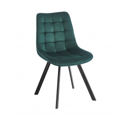 Stolička velvet zelená J265