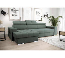 Rohová sedacia súprava s funkciou spania MARGO 160x250 zelená MY 37 - Rýchle doručenie