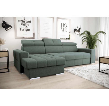Rohová sedacia súprava s funkciou spania MARGO 160x250 zelená MY 37 - Rýchle doručenie Rohová sedacia súprava s funkciou spania MARGO 160x250 zelená MY 37 - Rýchle doručenie