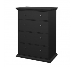 Komoda Norby 332, čierny mat