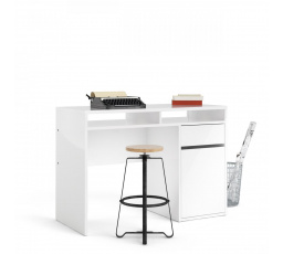 Písací stôl FELIX 488, biely lesk