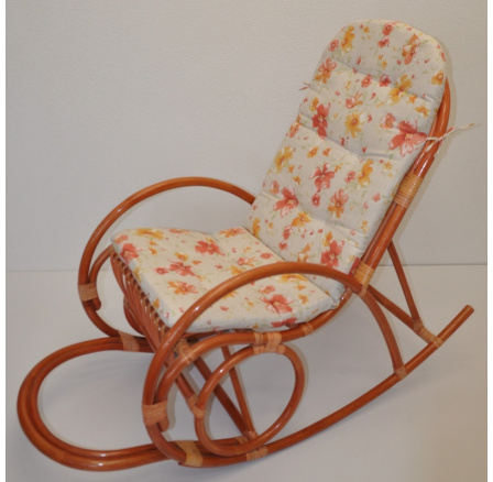 Vankúš UNI pre hojdacie kreslo s motívom kvetov