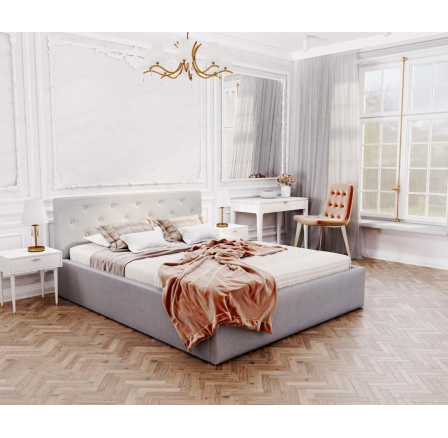 Čalúnená posteľ MIRAGE - TRINITY (GREY) Čalúnená posteľ MIRAGE - TRINITY (GREY)