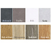 Posteľ s matracom ALDEX SHELF 180x80 Biela+Uhlíková