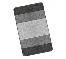 Kúpeľňová predložka 60x100cm Trojuholníky sivé