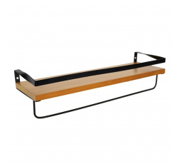 Polička Indu čierna/ prírodná