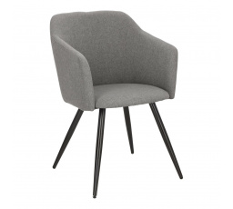 Stolička Molto Black tmavo sivá