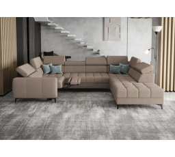 Rohová sedacia súprava PORTO MAX I, relax 225X350X193 cm - pravá, voliteľný odtieň