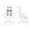 Ergonomické kancelárske herné kreslo Commander čierne