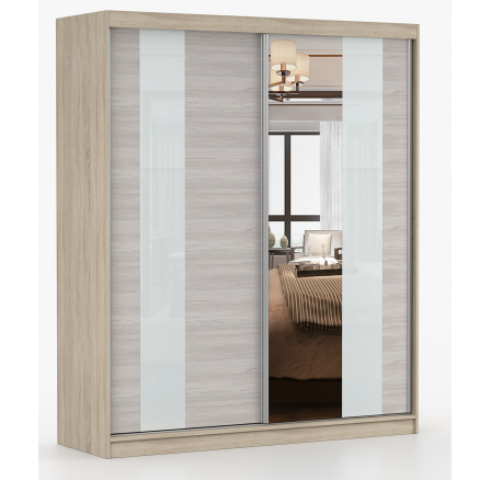 Šatní skriňa MULTI 32 - 183 cm, Dub Sonoma/Kathult