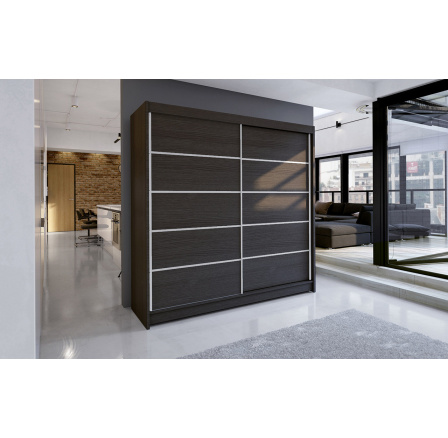 Šatní skriňa TAISA IV 180, Choco Šatní skriňa TAISA IV 180, Choco