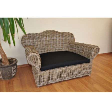 Pohovka pre psa ratan kubu veľká