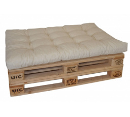 Sedák na paletu 120x80 svetlo béžový melír