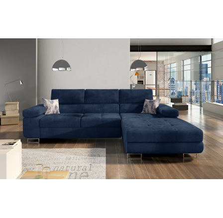 Rohová sedacia súprava ARMANDO, Kronos 09/Botanic 80 Pravá