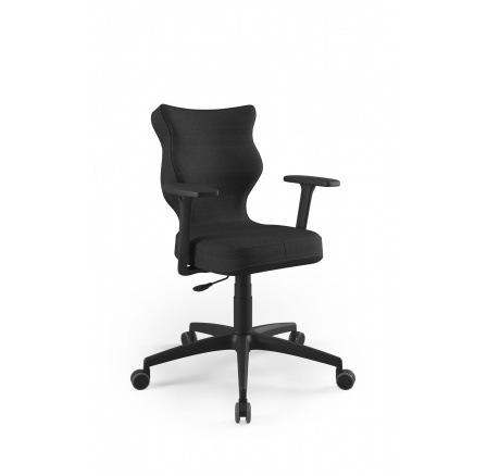 Kancelárske otočné kreslo PERTO PLUS , čierne Solar 01 veľkosť 6