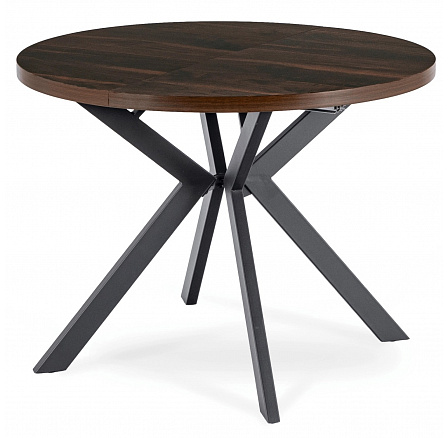 Stôl LUKAS Rozkladací 100-250 cm Orech/Čierny