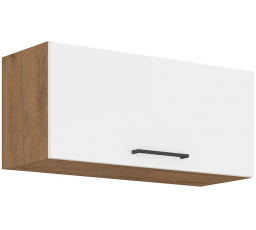Horná skrinka VIGO - 80 GU-36 1F, Dub Lancelot / Biely lesk