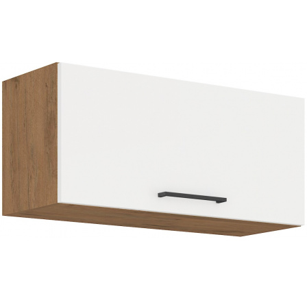 Horná skrinka VIGO - 80 GU-36 1F, Dub Lancelot / Biely lesk