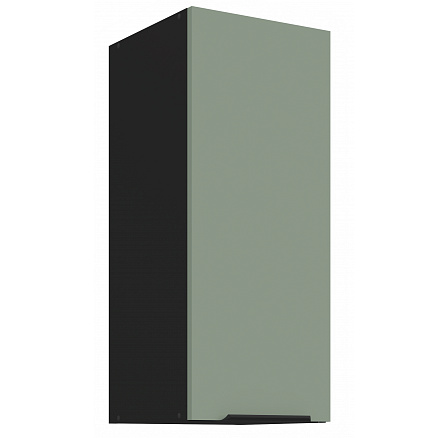 Horní skříňka ARIA - 30 G-72 1F, Černá/Aquamarine Horní skříňka ARIA - 30 G-72 1F, Černá/Aquamarine