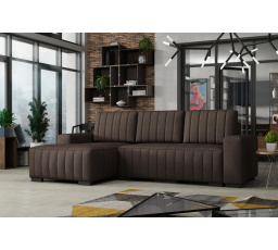 Rohová sedacia súprava Hakim L - falcone 04/hnedá