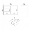 Komoda SIMPLICITY 207, Biely lesk