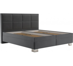 Posteľ Elezar 180x200, sivá