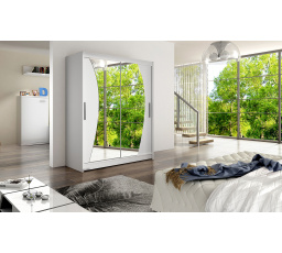 Šatní skriňa WENTURA X, Biela