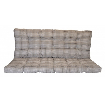 Poduška na záhradnú hojdačku 160 cm - látka Antik kocka Poduška na záhradnú hojdačku 160 cm - látka Antik kocka