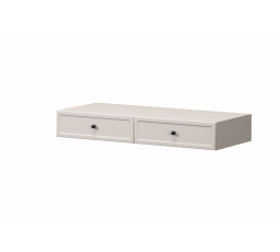 LORINI KONZOLA 100 2SZ - kašmír / čierna úchytka / závesná
