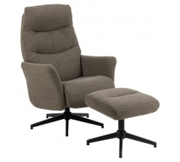 Otočná stolička London taupe Monza 40