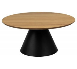 Stôl Soli 85cm dub/čierny