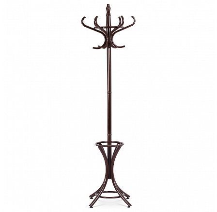 Drevený regál, masívny topoľ a breza, tmavohnedý lak, výška 185 cm Drevený regál, masívny topoľ a breza, tmavohnedý lak, výška 185 cm
