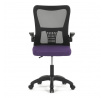 Dětská židle, houpací mechanismus, fialová síťovina, KA-K2006 PUR