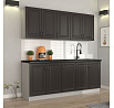 Horní rohová skříňka STELLO - 60x60 GN-90 1F (45°), Bílá/Grafit