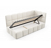 Posteľ TUNIS 200 x 90, vysoký bok, Kronos 27, ľavá