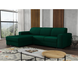 Rohová sedacia súprava Lubor L zelená