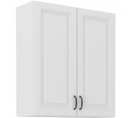 Kuchynská horná skrinka STIPE 80 G 90 2F, Biela