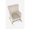 Hojdacie kreslo BELMIRO, Krémová