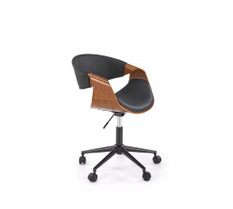 Kancelárske kreslo BILBO, čierna / orech