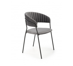 Jedálenská stolička K426, sivý zamat