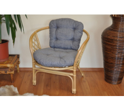 Vankúš pre kreslo Bahama sivé zvýraznenia