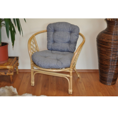 Vankúš pre kreslo Bahama sivé zvýraznenia