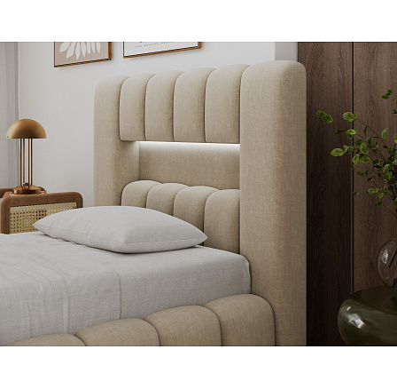 Bed Lamica 90x200 + metal frame/ gas lift / bedding box Monolith 04 Not applicable 1