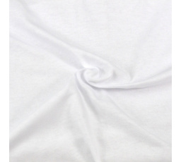 Jersey prestieradlo biele