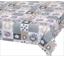 Obrus patchwork love