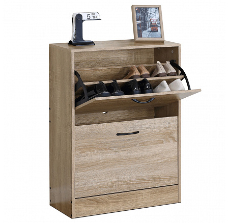 Botník, mdf, hnědá, ABO-G1014 OAK Botník, mdf, hnědá, ABO-G1014 OAK