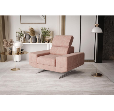 Kreslo MILANO 125 cm - ružová Kreslo MILANO 125 cm - ružová