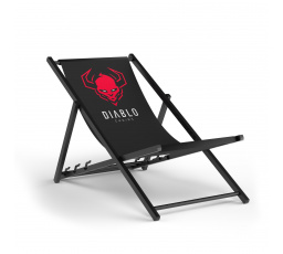 Záhradné lehátko  Chairs, čierne